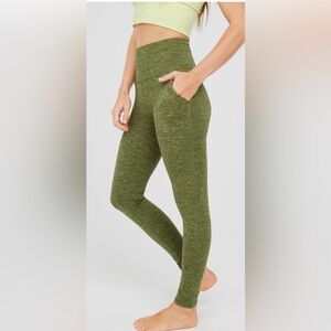 OFFLINE By Aerie The Hugger Pocket Legging in Olive Fun